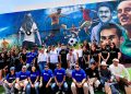 Develan el mural «Grafigol» en el marco de la iniciativa «Mi Equipo es Guanajuato»