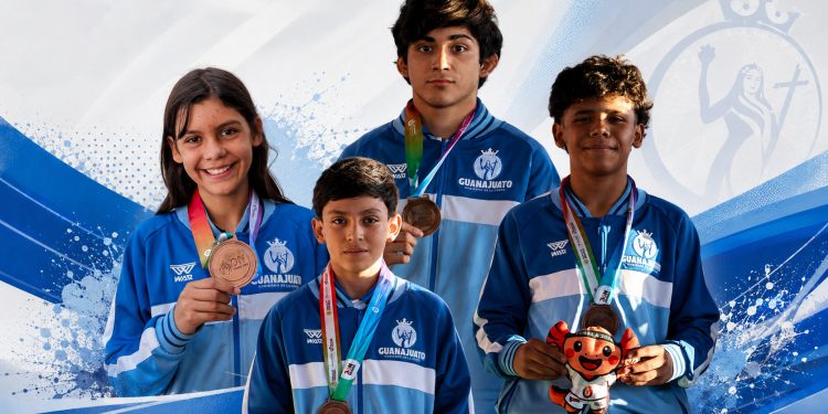 Olimpiada Nacional 2026: Guanajuato suma cuatro bronces más en patines y luchas