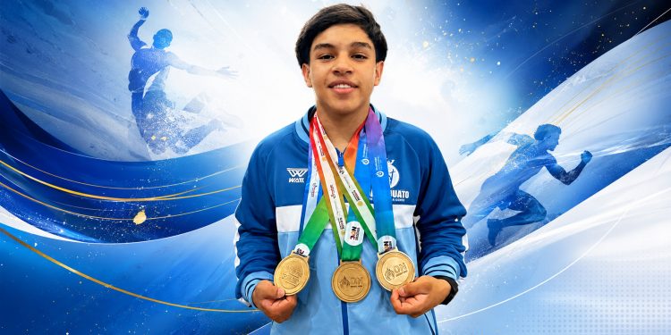 Olimpiada Nacional 2026: Eder Ignacio López Ayala conquista tres oros para Guanajuato en halterofilia