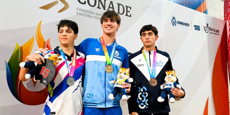 Destaca delegación guanajuatense en segunda jornada de natación de la Olimpiada Nacional 2026