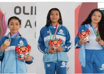 Guanajuato suma seis medallas en luchas en la Olimpiada Nacional 2026; tres atletas, al Panamericano U15