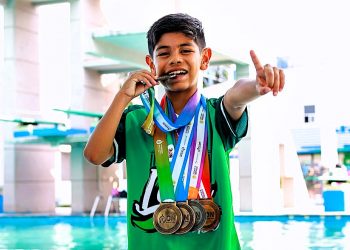 Iker Mauricio Cruz, el clavadista leonés de 10 años que sueña con los Juegos Olímpicos