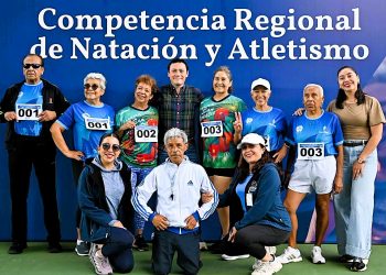 Adultos mayores de Guanajuato Capital brillan en Competencia Regional de Atletismo y Natación del DIF