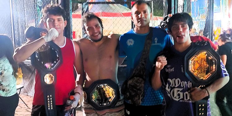 Peleadores de la Asociación de Sambo de Guanajuato triunfan en el AguajeFest 2026