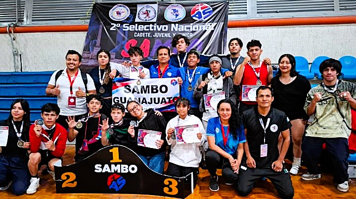 Guanajuato brilla en el Nacional de Sambo: 10 oros y segundo lugar ...