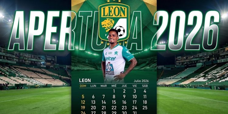CALENDARIO CLUB LEÓN – LIGA MX – APERTURA 2026