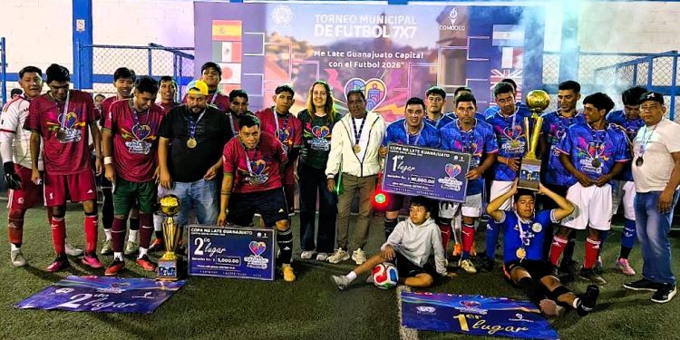 Concluye con éxito el torneo de fútbol «Me Late Guanajuato» capital