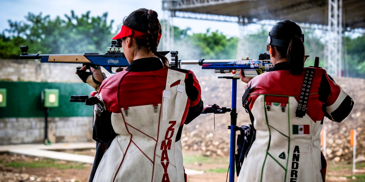 A pesar del primer lugar, se quedan sin medalla Goretti Zumaya y Andrea Palafox en tiro deportivo