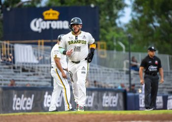 Esteban Quiroz, determinante en el jardín y en la caja de bateo para Bravos de León