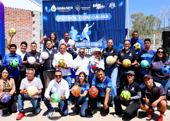 «Fútbol con Causa» lleva activación física y valores deportivos a niñas y niños de Pénjamo