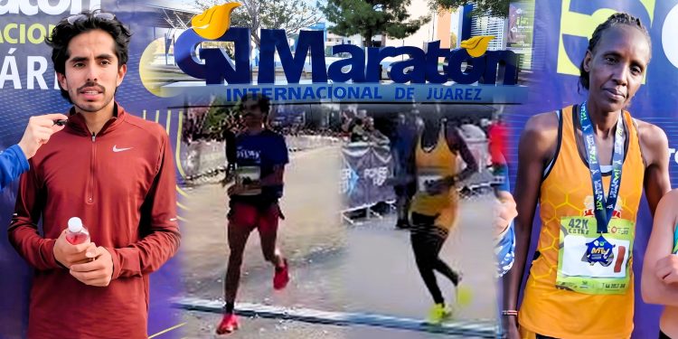 El cuevanense Luis Ángel Pérez y la keniata Leah Jebiwot Kigen se llevan el Maratón Internacional de Ciudad Juárez 2026