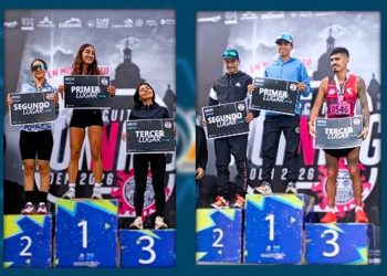 Jair Zárate y Claudia Santoyo dominan el Medio Maratón de El Sol de Irapuato
