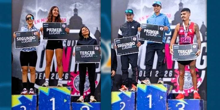 Jair Zárate y Claudia Santoyo dominan el Medio Maratón de El Sol de Irapuato